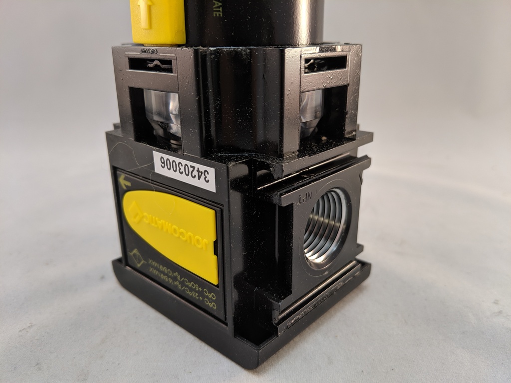 SERIES 112 FILTER, 1/2"NPT, 85 CFM, 25 MIC, SEMI-AUTO DRAIN