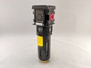 SERIES 107 FILTER, 1/4"NPT, 51 CFM, 25 MIC, SEMI-AUTO DRAIN