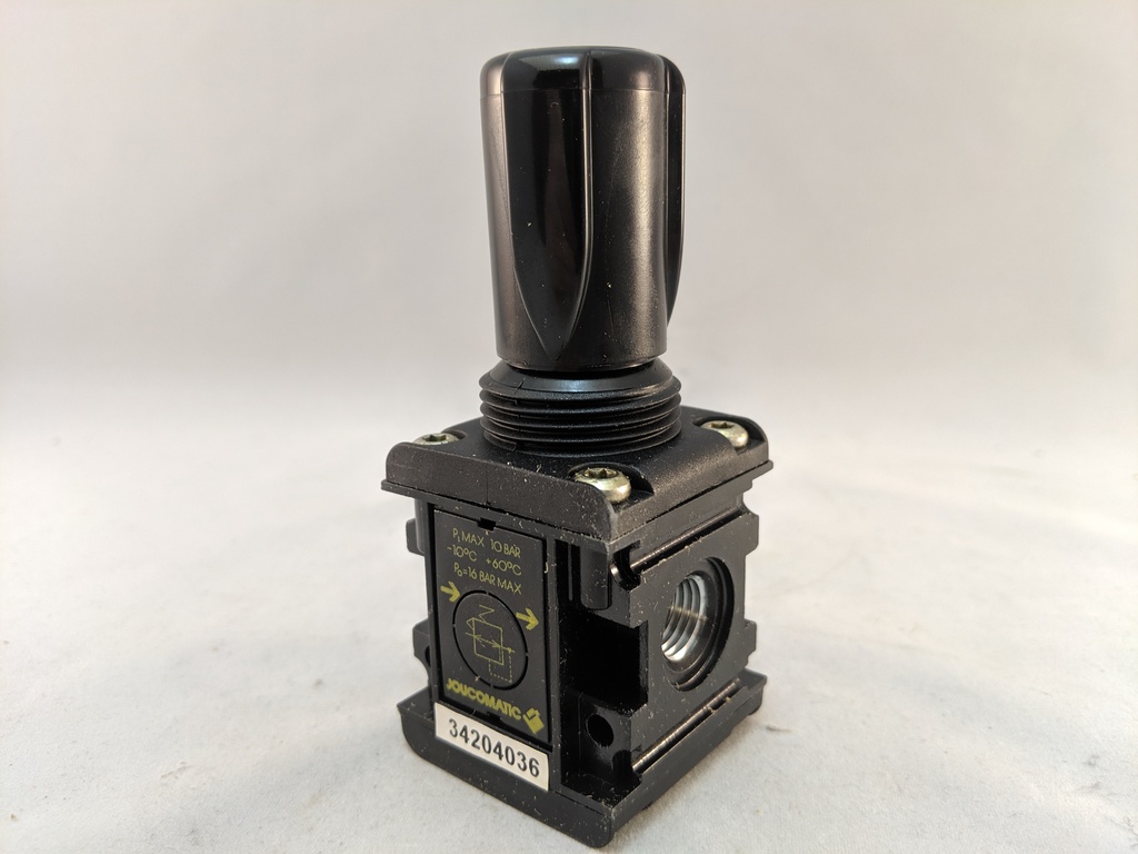 SERIES 107 REGULATOR, 1/4"NPT, 46 CFM, 7-145 PSI, W/O GAUGE