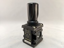 SERIES 107 REGULATOR, 1/4"NPT, 46 CFM, 7-145 PSI, W/O GAUGE