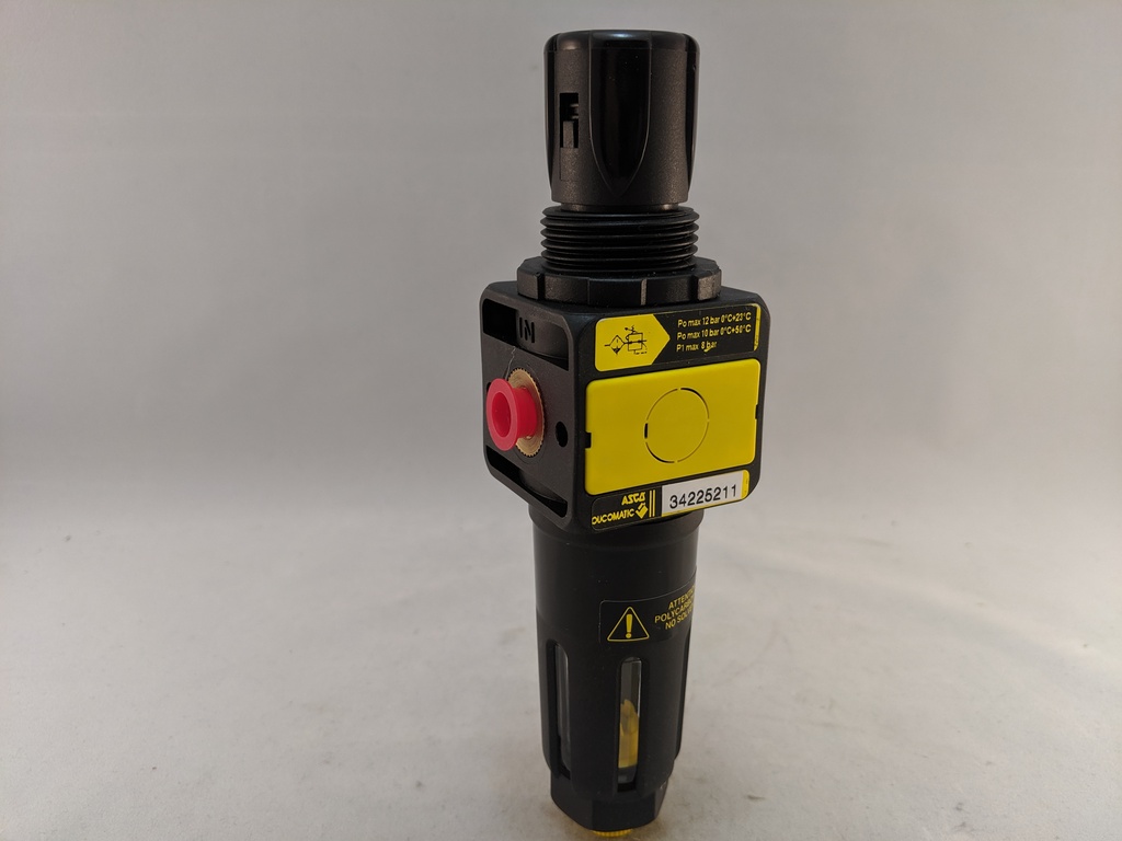 105 SERIES FILTER/REGULATOR, 1/8"NPT, 19 CFM, 7-120 PSI