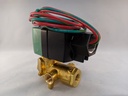 NEXT GEN SOLENOID VALVE 1/4" 4-WAY BRASS 100-240VAC/DC