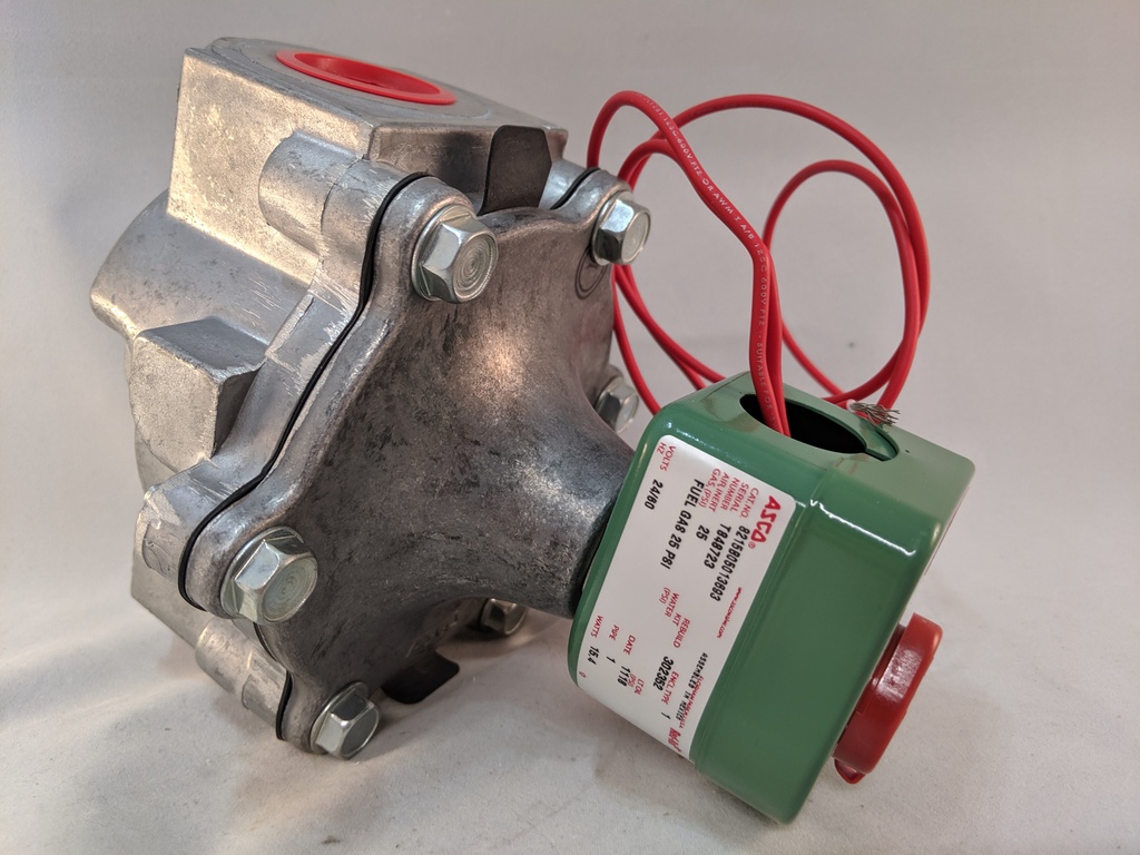 DIRECT ACTING N.C. 1" ALUMINUM BODY VALVE, 24 VAC