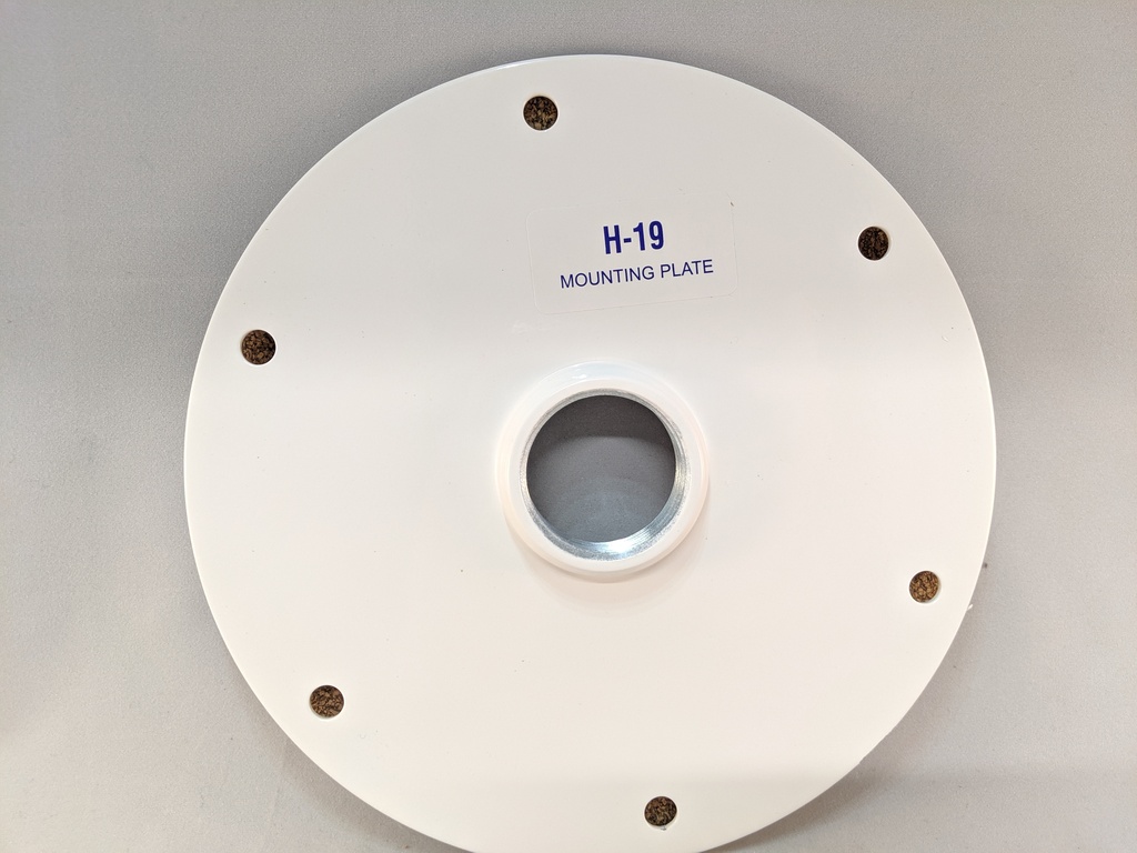 H-19 MILD STEEL MOUNTING PLATE FOR SIDE OF BIN H-19
