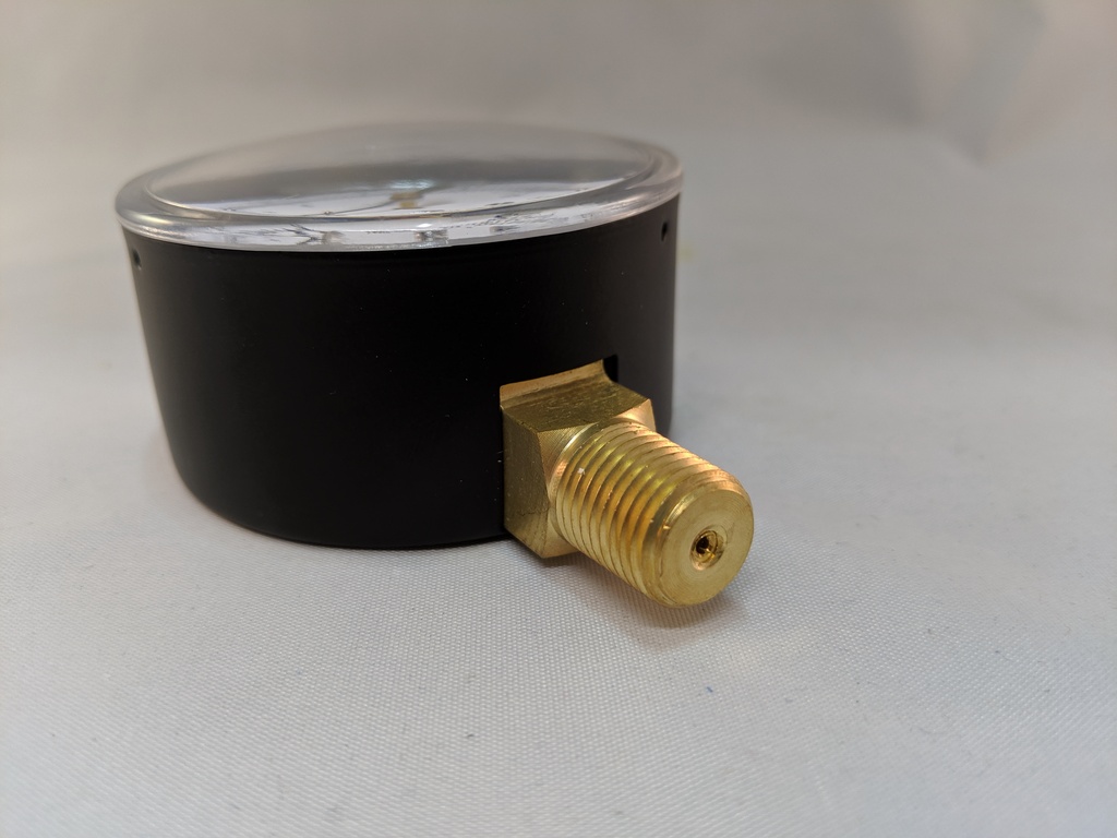 VACUUM GAUGE 83K 2.5" 1/4"BOTTOM CONNECT 0-15"WATER COLUMN