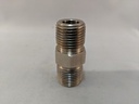 316SS SPRING LOADED FITTING 1/2"NPT X 1/2"NPT .250 BORE