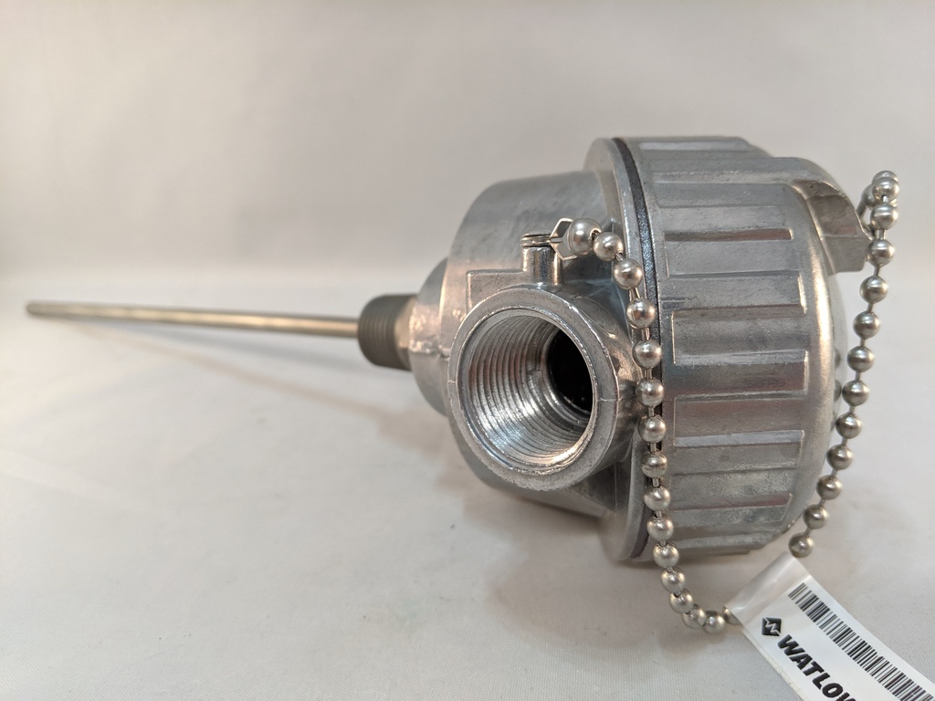 3-WIRE RTD W/CAST ALUM CONNECTION HEAD 8.5"SS SHEATH 1/2"NPT