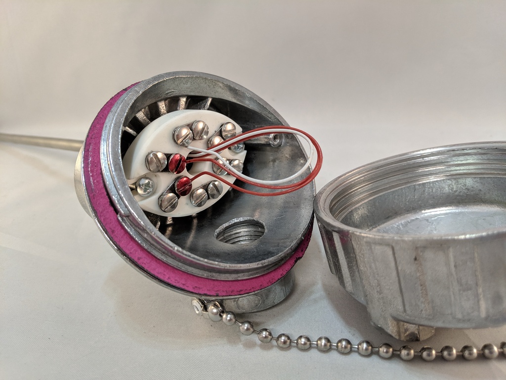 3-WIRE RTD W/CAST ALUM CONNECTION HEAD 8.5"SS SHEATH 1/2"NPT