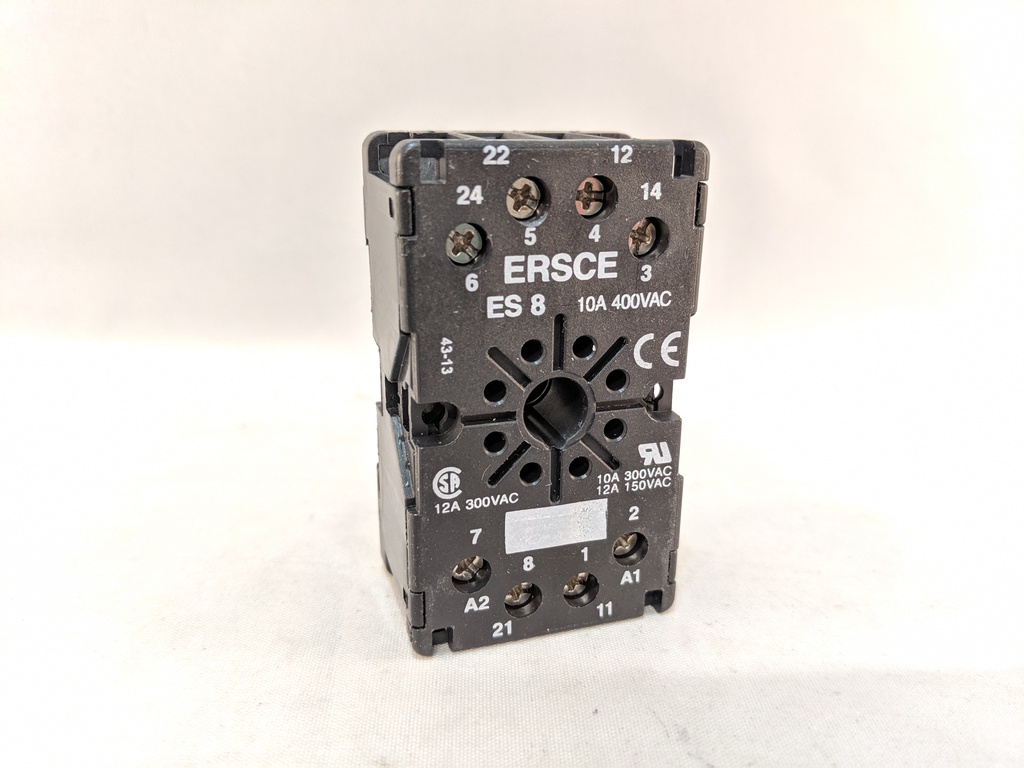 8-PIN SOCKET,DIN OR SURFACE MOUNT, FINGER-SAFE