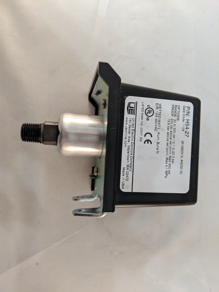 UEC SKELETON SERIES PRESSURE SWITCH 30-300PSI SPDT