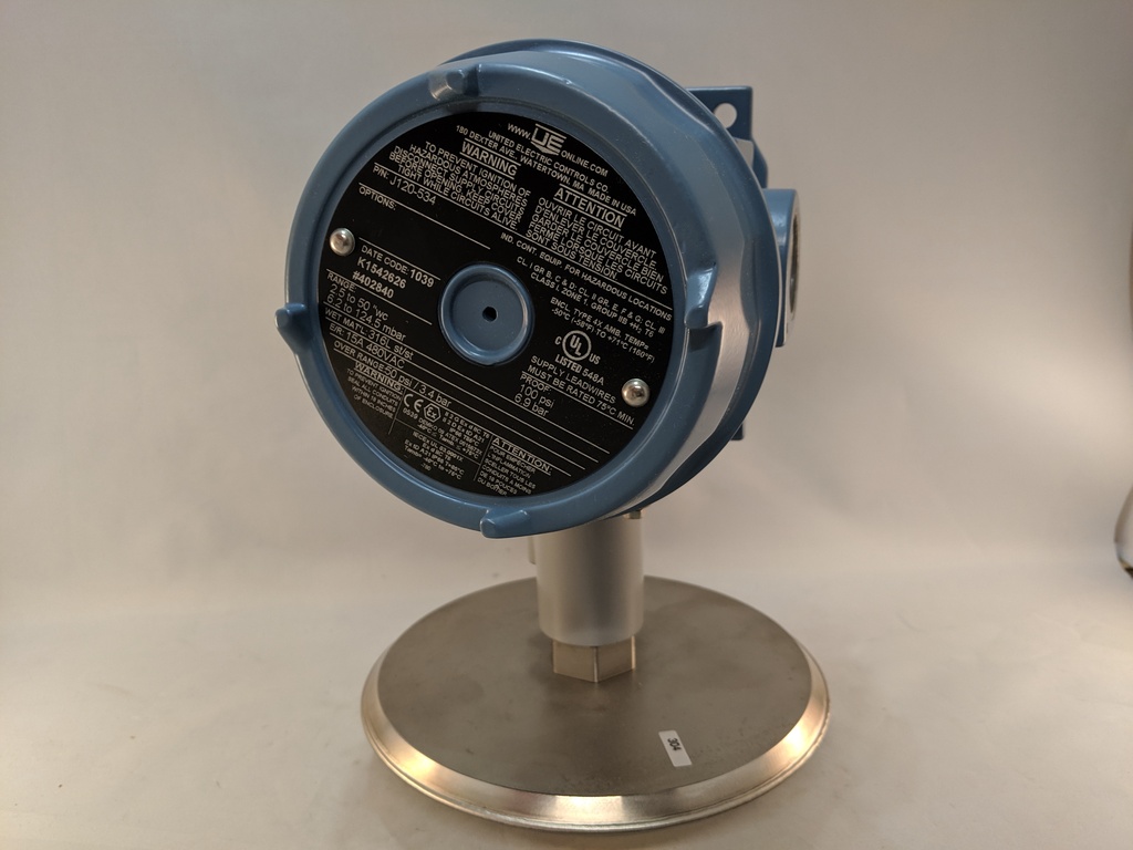 UEC EX-PROOF PRESSURE SWITCH 316SS WETTED 2.5-50"WC 1/2"NPT