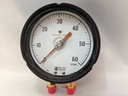 WEKSLER DUPLEX GAUGE 4.5" 0-60PSI 1/4"NPT BOTTOM POLY CASE