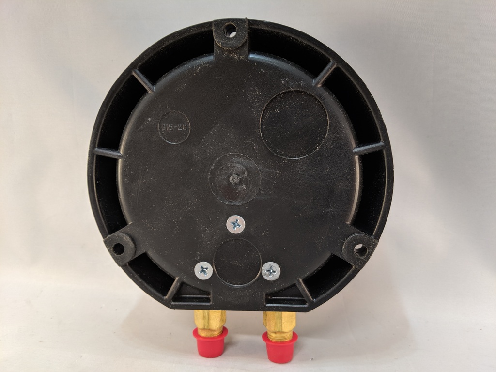 WEKSLER DUPLEX GAUGE 4.5" 0-60PSI 1/4"NPT BOTTOM POLY CASE