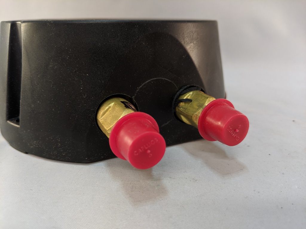 WEKSLER DUPLEX GAUGE 4.5" 0-60PSI 1/4"NPT BOTTOM POLY CASE