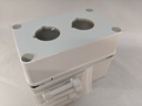 COMMANDER POLY ENC 4.71X2.74X3.26" NEMA 4X 2X30MM CUTOUTS