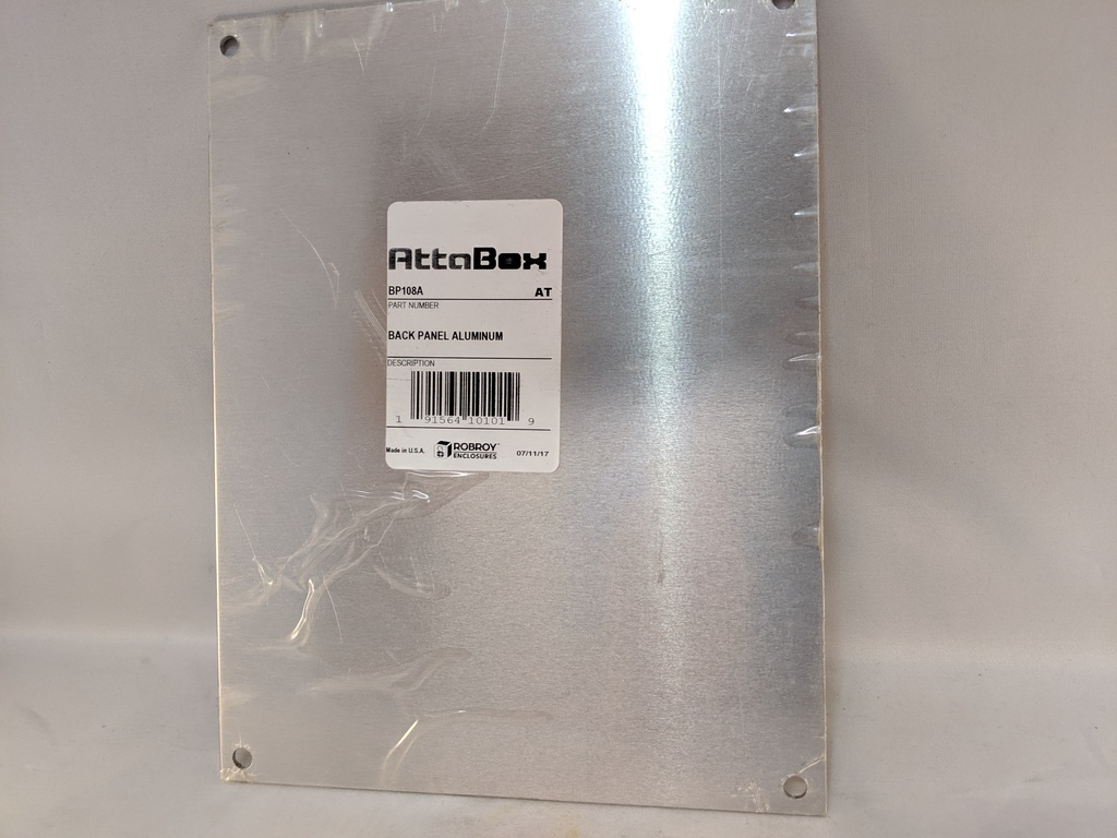 ALUMINUM BACK PANEL FOR 8X10 HEARTLAND & FREEDOM SERIES