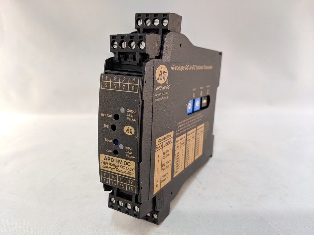 DIN MT HI VOLTAGE DC/DC XMTR FIELD RANGEABLE 9-30VDC POWER