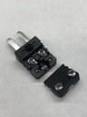 850J MINIATURE TYPE J THERMOCOUPLE PLUG (MALE)