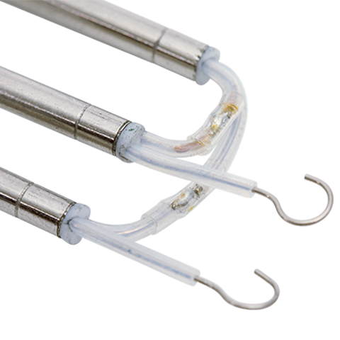 Firerod Cartridge Heater; 120V/150W; 7” x .122” 304SS sheath; 24” Fiberglass lead