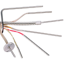 Firerod Cartridge Heater; 120V/150W; 7” x .122” 304SS sheath; 24” Fiberglass lead