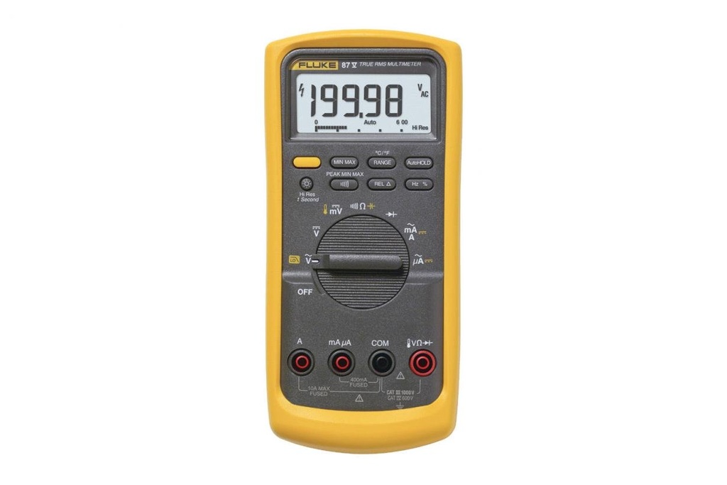 INDUSTRIAL TRUE-RMS MULTIMETER WITH TEMPERATURE 87V