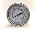 PRESSURE GAUGE 0-60 PSI 63MM 1/4"CBM SS CASE LIQUID-FILLED