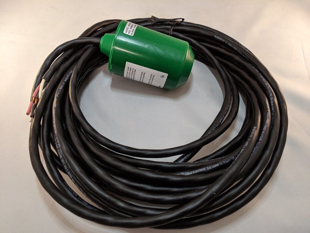 MECHANICAL FLOAT 13 AMP, SPDT-FORM C, WIDE ANGLE, 40' CABLE