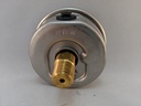 VACUUM PRESSURE GAUGE 2.5" LIQD FILLED 1/4"CBM 1.5% ACCURACY 304SS