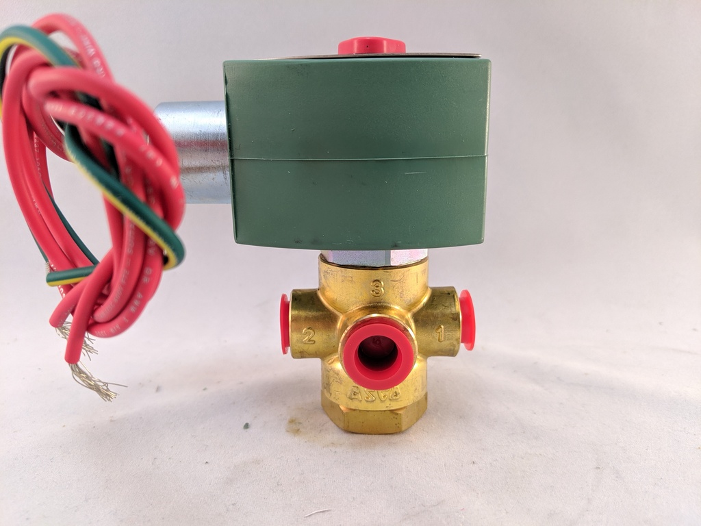 1/4" NPT 3 WAY N.C. SOLENOID VALVE BRASS BODY 120/60,110/50 20760