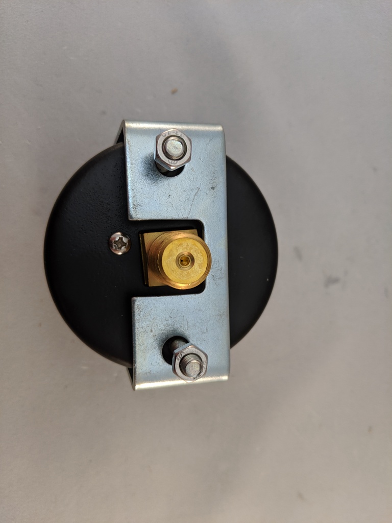 PRESSURE GAUGE 83KB 2.5" 1/4"CBM 0-30"WATER COLUMN FLUSH MT