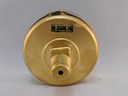 VACUUM GAUGE 2.5"L.F. 1/4"CBM 1.5% ACCURACY BRONZE TUBE