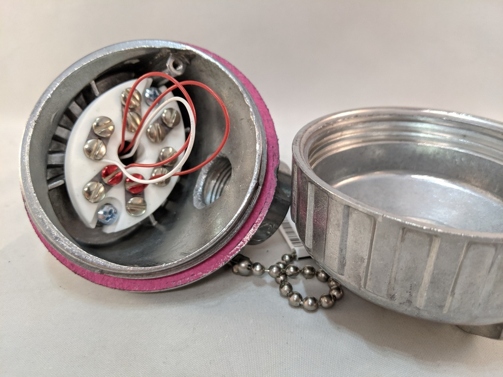 3-WIRE RTD W/CAST ALUM CONNECTION HEAD 2"SS SHEATH 1/2"NPT