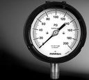 MARSH PROCESS GAUGE 4.5", 1/4"NPT LOWER MOUNT, SS Tube, 0-160PSI