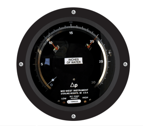 MID-WEST MODEL 105NE-10-K-CAC 0-5INWC