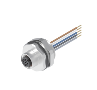 EFKBH-A5.500.2-0.5 "Hydra", 5-Pin M-12 Female, 1/2" NPT Conduit Adapter