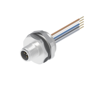 EFSBH-A5.500.2-0.5 "Hydra", 5-Pin M-12 Male, 1/2" NPT Conduit Adapter