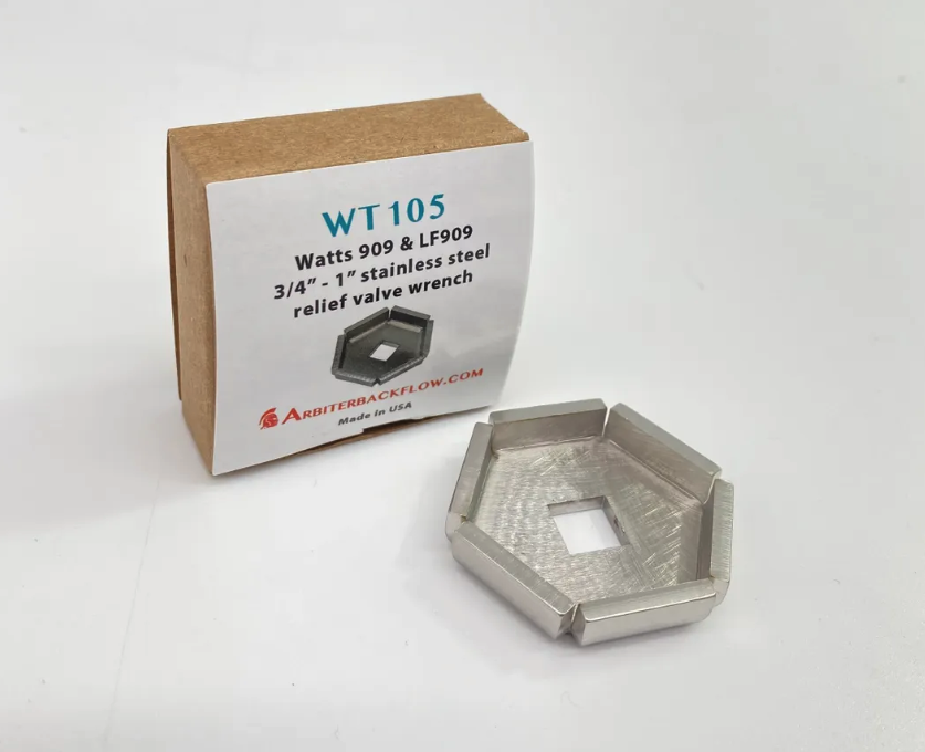 Watts 909 & LF909 3/4" to 1 " stainless steel relief valve wrench