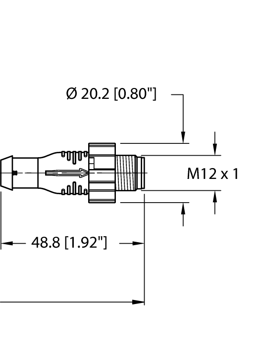 EKRT-ESRT-A5.500-GC2K-5, M-12 Hydra, Actuator and Sensor Cable – Extension Cable, 5m, M12 Male x M12 Female (copy)