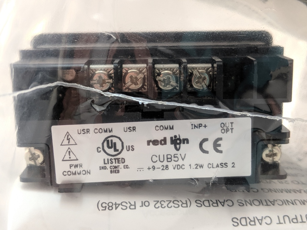 CUB5VB00- CUB5, RED/GREEN BACKLIGHT, VOLTAGE INPUT