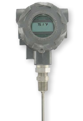 Explosion-proof RTD temperature transmitter, 4" probe