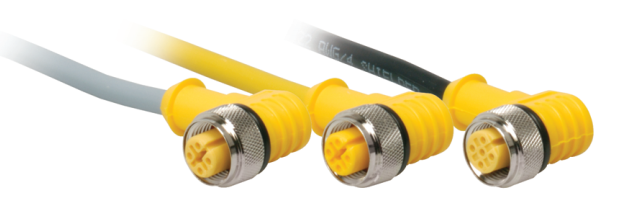 WK 4.5T-3-RS 4.5T, 5 WIRE EUROFAST, M X F, STD PLUG BODY, 3M FLEXLIFE CABLE