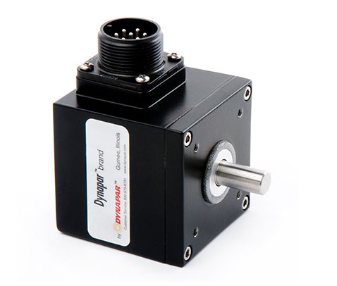 DYNAPAR Qube Encoder,Bidirectional,10 PPR,1/4"SGL SHFT,DIFF LD,5 26V CMOS,6PIN MS CONN