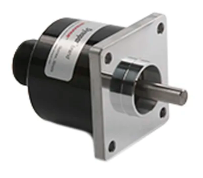 HR25 Series Encoder, Enclosed with Shaft Seal , 1000PPR, Flange Mount, 3/8" Shaft, Side Mount Connector, Differential with Index, 5-26V In, 5-26V Line Driver Out, LED Output Indicator