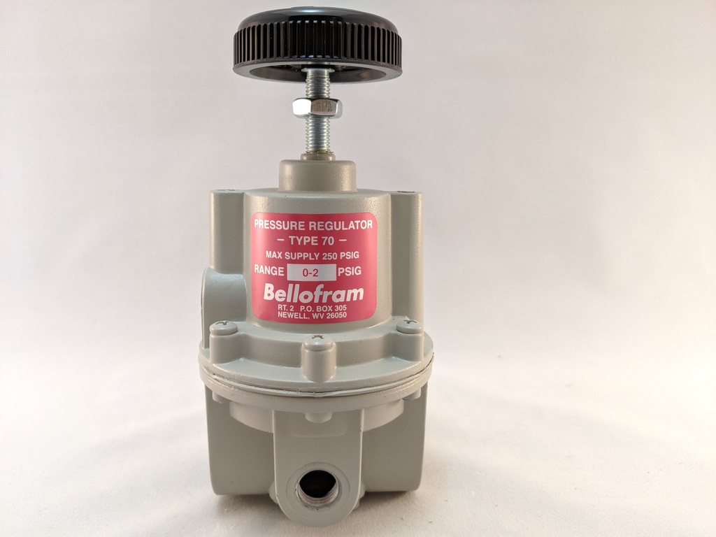 REGULATOR TYPE 70 1/4" PORTS 0-2 PSI HIGH FLOW CAPACITY