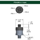 PT20 Series General Purpose, Fixed Range Pressure Transmitter