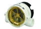 Gems RFA RotorFlow, Flow Rate Monitoring, .50˝ NPT,  1.5-12 GPM, Brass Body, Wetted Materials : Brass, Ceramic, PPS Composite, Polysulfone, Viton (Low Flow Adapter - Polypropylene)