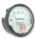 Magnehelic® Differential Pressure Gage, range 15-0-15 CM H2O, minor divisions .20. Series 2000, Accurate within 2%
