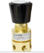 Pressure Reducing Regulator, Brass Body, 3500 PSI Max Inlet, 1-25 PSI Outlet,  1/4" NPT Ports, Venting