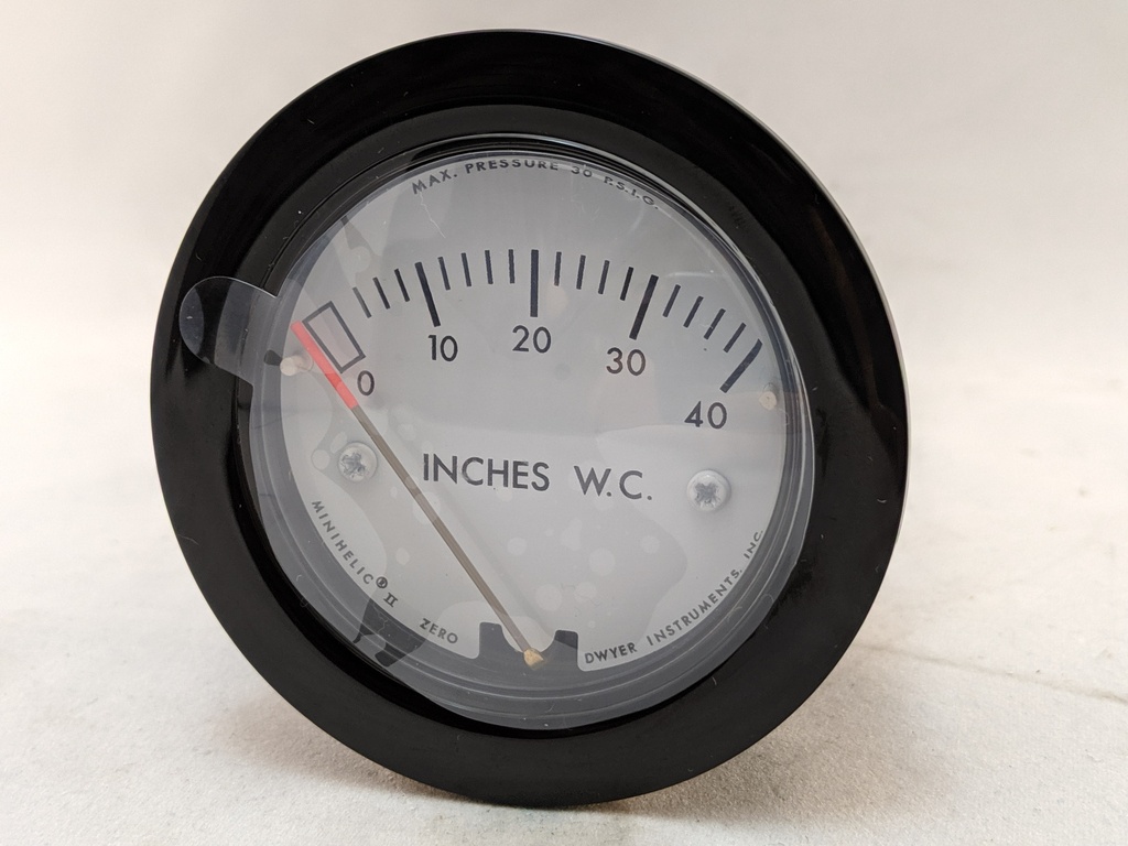 MINIHELIC 0-40"W.C. BARBED FITTING, QUANTITIES OF 100+ A-11115