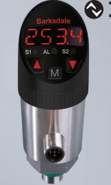 BPS3000 SERIES I/O LINK DUAL SWITCH 0-3000PSI 1/4" Male NPT, M12 Connector, FKM Sealing